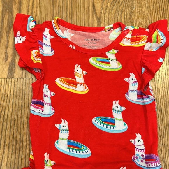 Posh Peanut bamboo skirt bodysuit 18-24 months like new - Picture 4 of 4